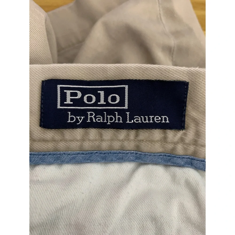 Vintage Polo Ralph Lauren Shorts Mens 35 Khaki Tan Classic 6